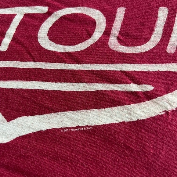 Mumford & Sons 2013 Tee Size Small - Picture 3 of 4